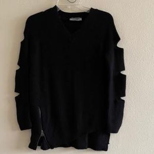 Ruff Hewn Sweater with cut-out sleeves